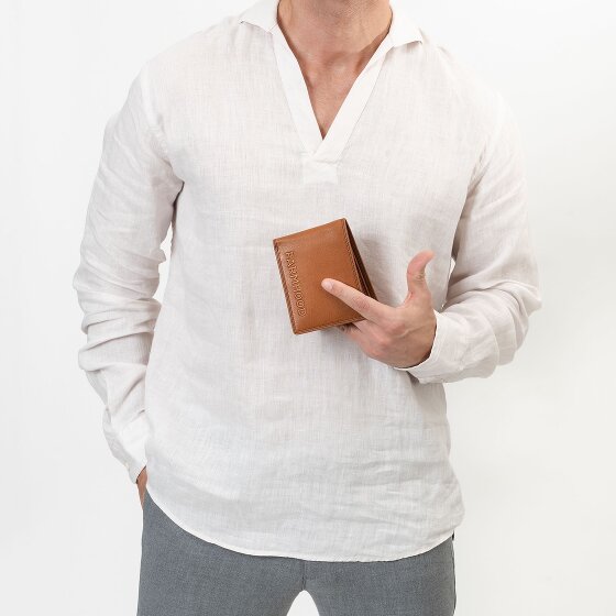 Farmhood Memphis Portfel Ochrona RFID Skórzany 12.5 cm