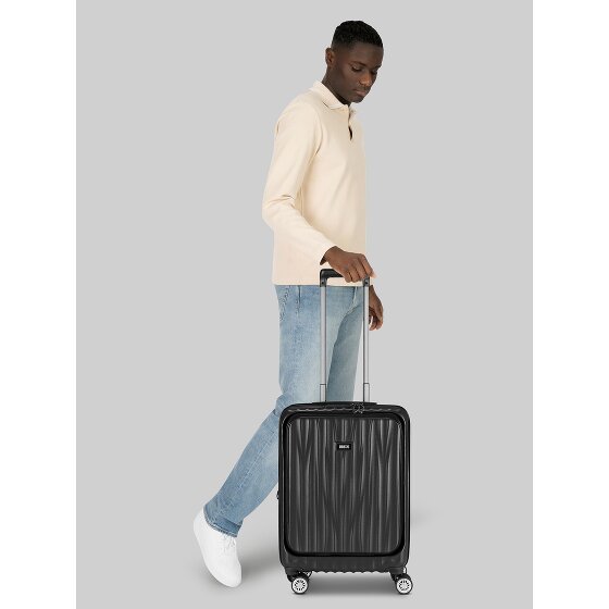 Bric's Cervia 2.0 4 kółka Walizka kabinowy S 55 cm Komora na laptopa z plisą rozprężną