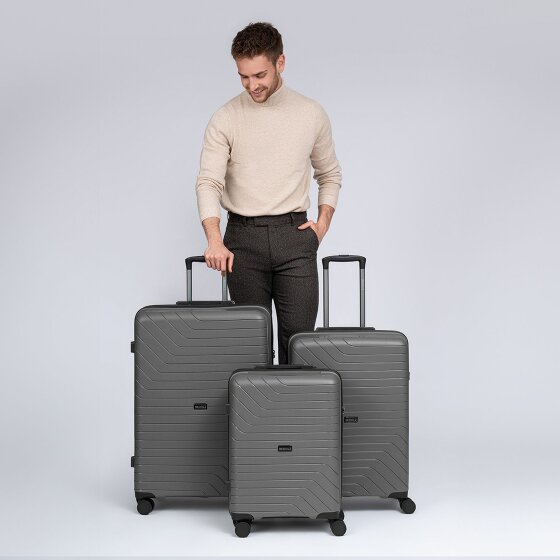Redolz Essentials 05 3-SET 4 kółka Zestaw walizek 3-części