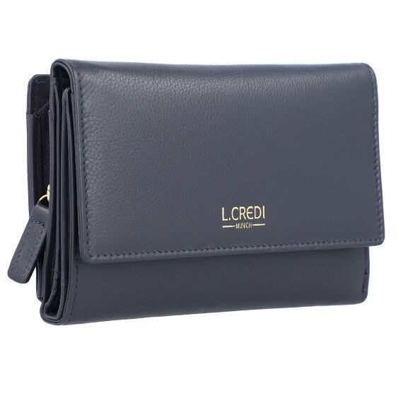 L.Credi Evelyn Portfel Ochrona RFID Skóra 14.5 cm