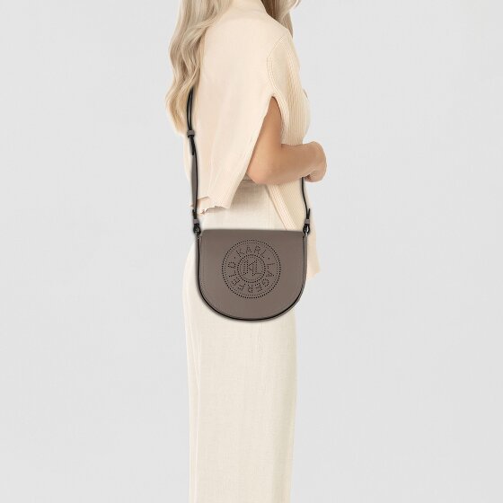 Karl Lagerfeld Circle Torba na ramię Skórzany 22 cm