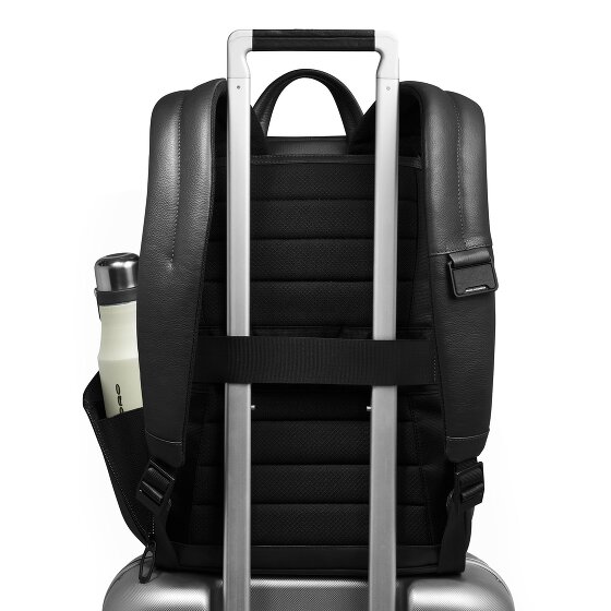 Piquadro Russel Plecak Skórzany 39 cm Komora na laptopa