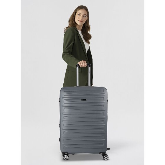 Benzi 5493 4 kółka Walizka L 77 cm z plisą rozprężną