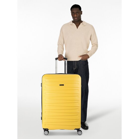 Benzi 5493 4 kółka Walizka L 77 cm z plisą rozprężną