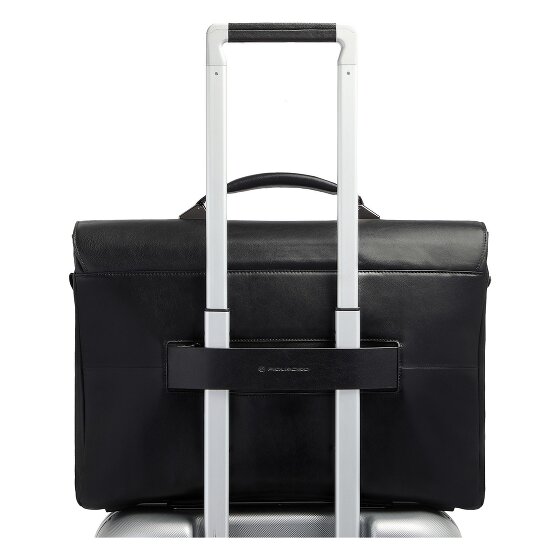 Piquadro Victor Teczka Ochrona RFID Skóra 42 cm Komora na laptopa