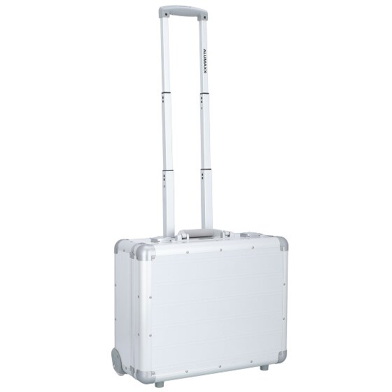 Alumaxx Walizka biznesowa na 2 kółka, Aluminium, z przegrodą na laptopa 37 cm