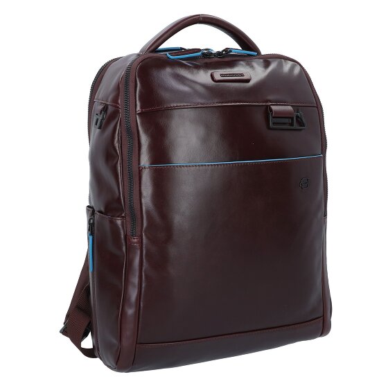 Piquadro Blue Square Revamp Plecak biznesowy Skórzany 37 cm Komora na laptopa