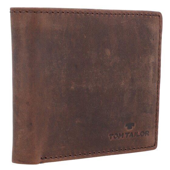 Tom Tailor Portfel Ron RFID skórzany 12 cm