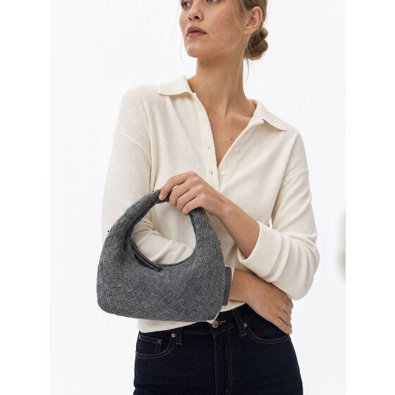 LES VISIONNAIRES Greta Micro weave Torba Skóra 20 cm