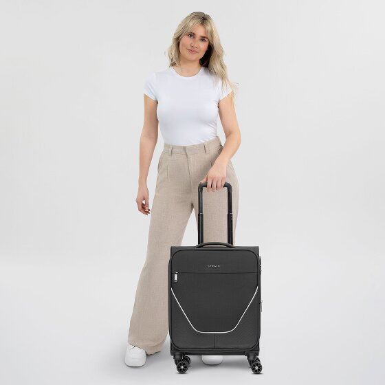 Stratic taska 4-kołowy wózek kabinowy S 55 cm z plisą poszerzającą