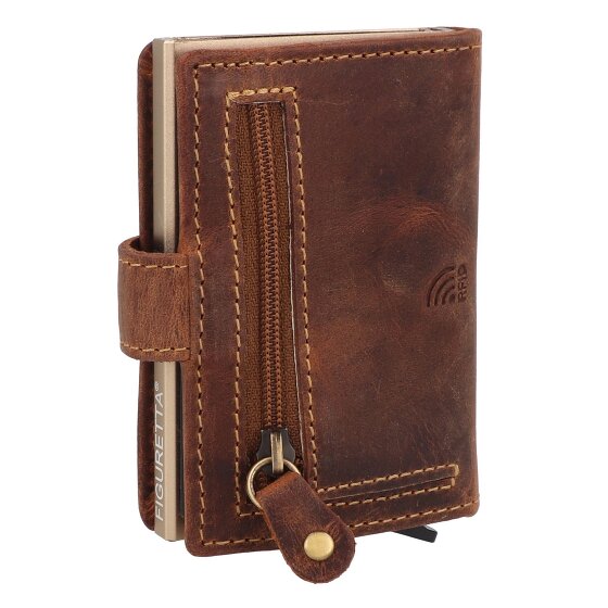 Greenburry Vintage Portfel Ochrona RFID Skórzany 7.5 cm