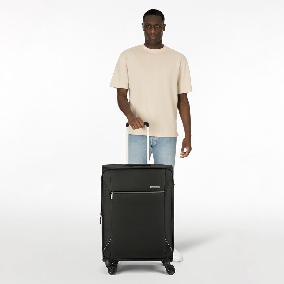 Samsonite Base Breeze 4 kółka Walizka 67 cm z plisą rozprężną