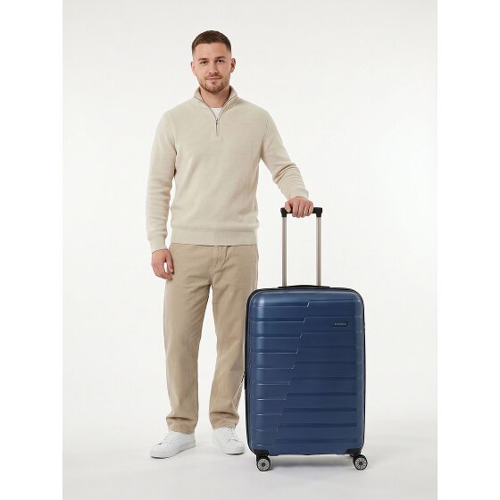 Travelite Air Base 4 kółka Walizka 67 cm z funkcją poszerzenia