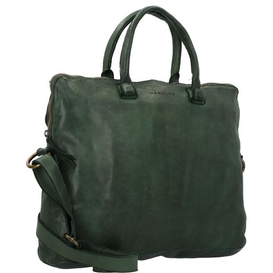 Harold's Skórzana torba Submarine 38 cm z przegrodą na laptopa