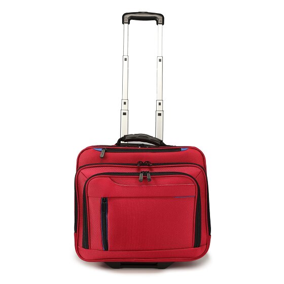 Dermata Wózek biznesowy na 2 kółkach 42 cm Przegroda na laptopa