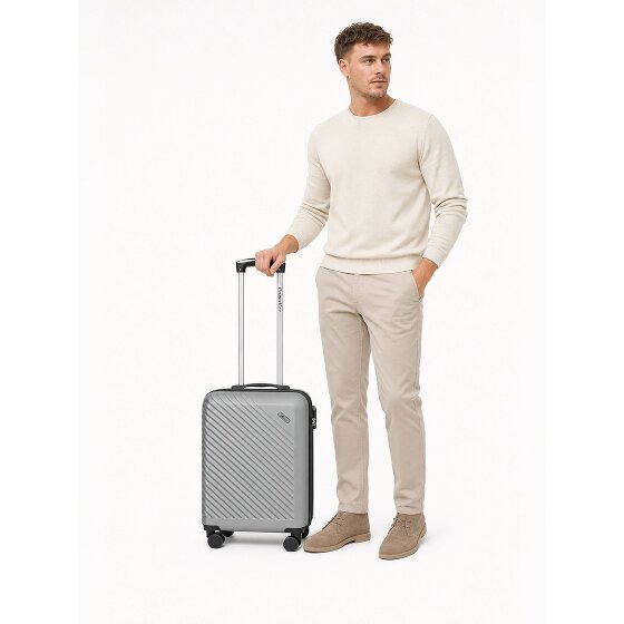 Check.In Paradise 2.0 4 kółka Walizka kabinowa S 55 cm z funkcją poszerzenia
