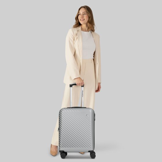 Check.In Paradise 2.0 4 kółka Walizka kabinowy S 55 cm z plisą rozprężną