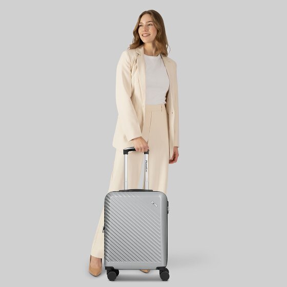 Check.In Paradise 2.0 4 kółka Walizka kabinowy S 55 cm z plisą rozprężną