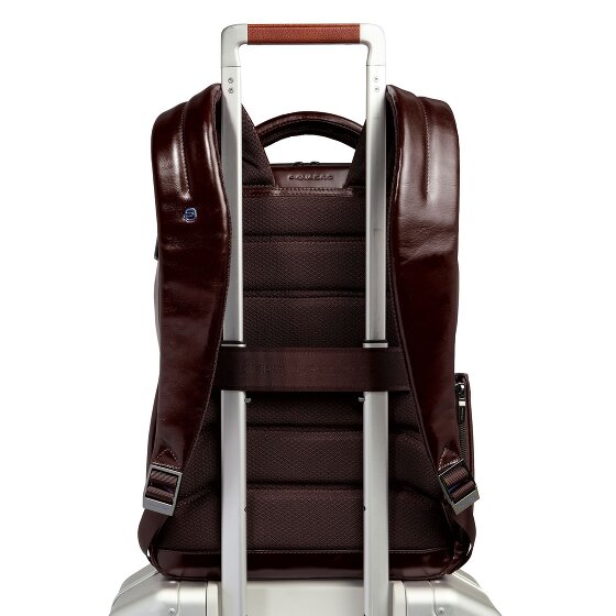 Piquadro Blue Square Plecak Skórzany 29 cm Komora na laptopa