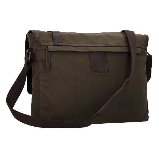 Harbour 2nd City Canvas Yale Briefcase Messenger 37 cm Komora na laptopa