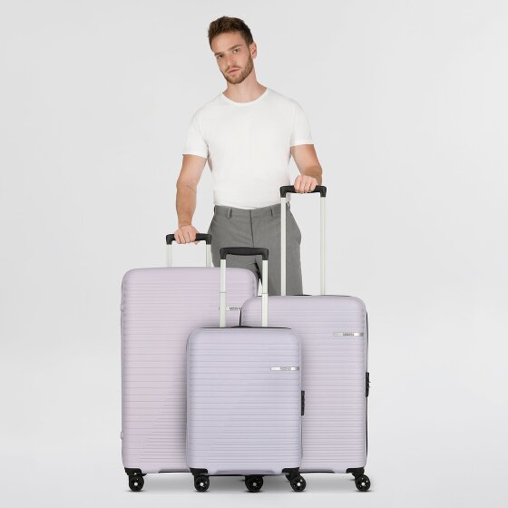 American Tourister Liftoff 4 kółka Zestaw walizek 3-części z plisą rozprężną