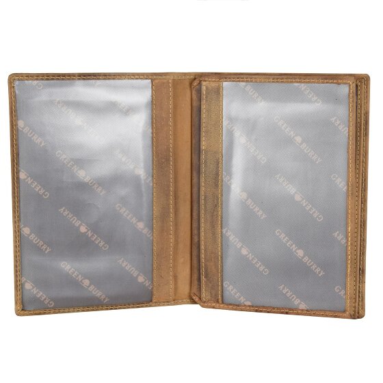 Greenburry Vintage Deer ID Case Leather 12 cm