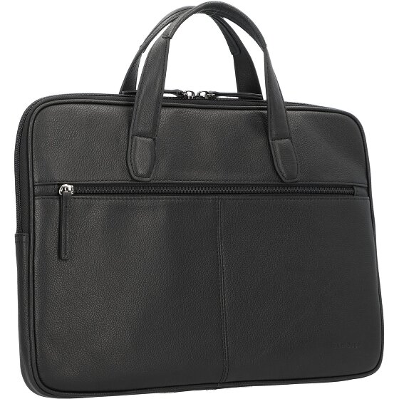 d&n Skórzana teczka Business Line z przegrodą na laptopa 40 cm