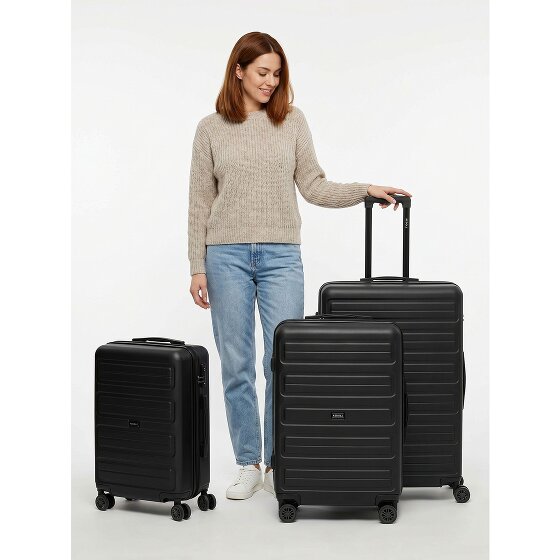 Redolz Essentials 08 3-SET 4 kółka Zestaw walizek 3-części