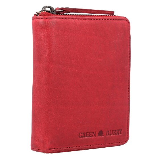 Greenburry Vintage Washed Leather Wallet 10 cm