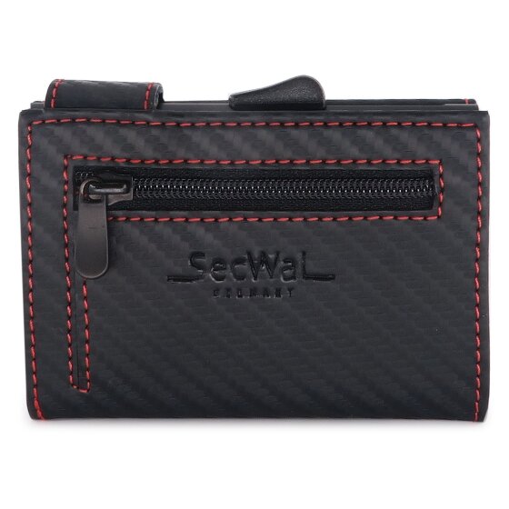 SecWal Skórzane etui na karty RFID 9 cm