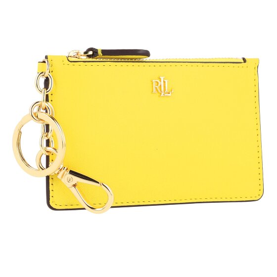 Lauren Ralph Lauren Zip Card Portfel z kluczem Skórzany 13 cm