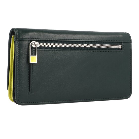 DuDu Canarie Portfel Ochrona RFID Skóra 17.5 cm