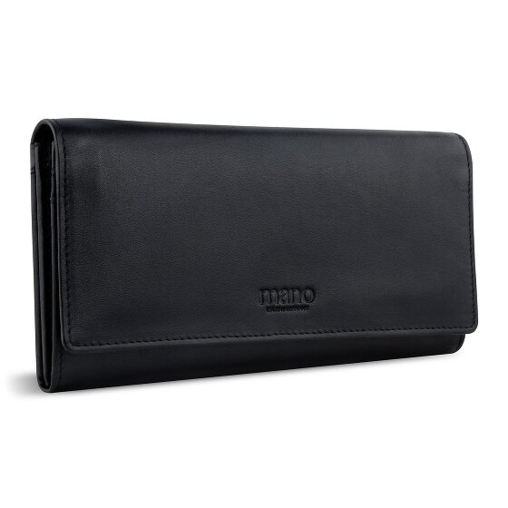 mano Don Andrea Portfel Ochrona RFID Skórzany 19 cm