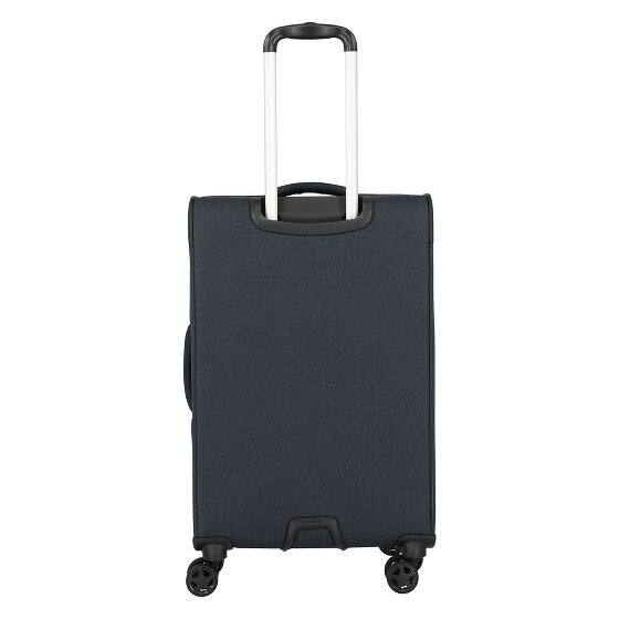 Travelite Kick Off 4 kółka Walizka M 67 cm z funkcją poszerzenia