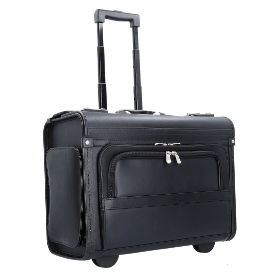 Dermata Walizka Pilot Trolley 48 cm z przegrodą na laptopa