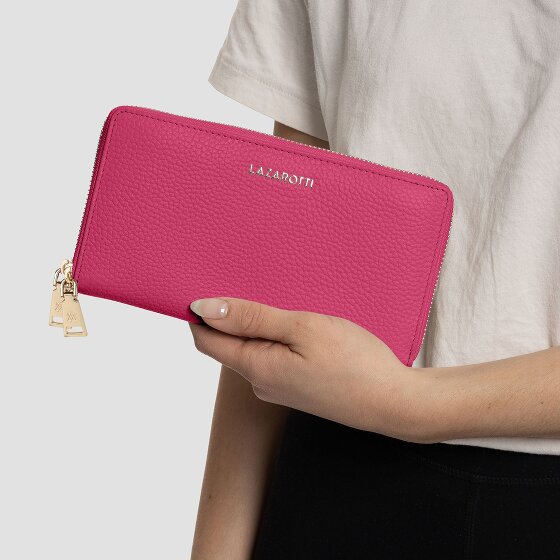 Lazarotti Bologna Leather Portfel Ochrona RFID Skórzany 20 cm