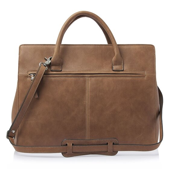 Castelijn & Beerens Carisma Shopper Bag Ochrona RFID Skórzany 41 cm Komora na laptopa