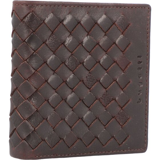 bugatti Tkany portfel skórzany 11 cm