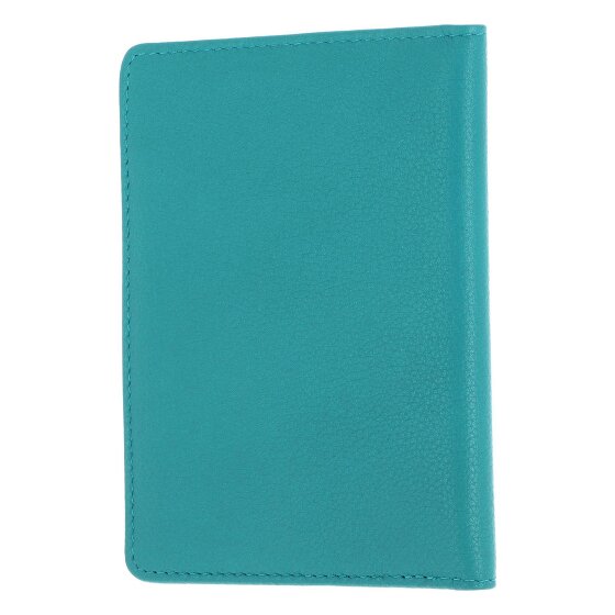 Golden Head Skórzane etui na karty identyfikacyjne RFID Madrid 9 cm