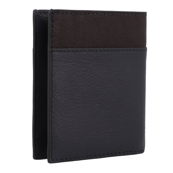 Piquadro Black Square Etui na karty kredytowe Ochrona RFID Skórzany 9 cm