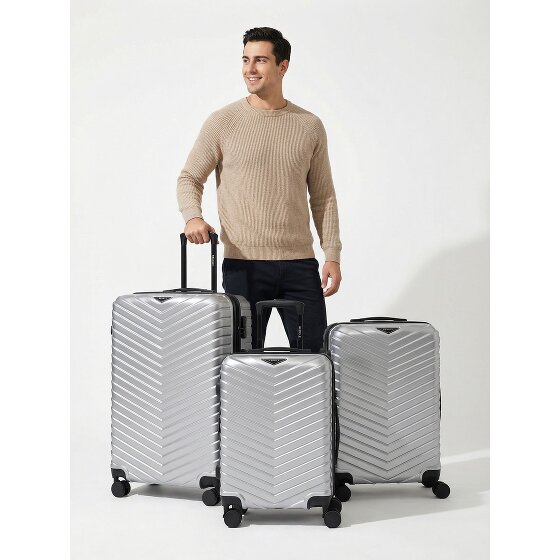 Redolz Essentials 18 4 kółka Zestaw walizek 3-części z plisą rozprężną