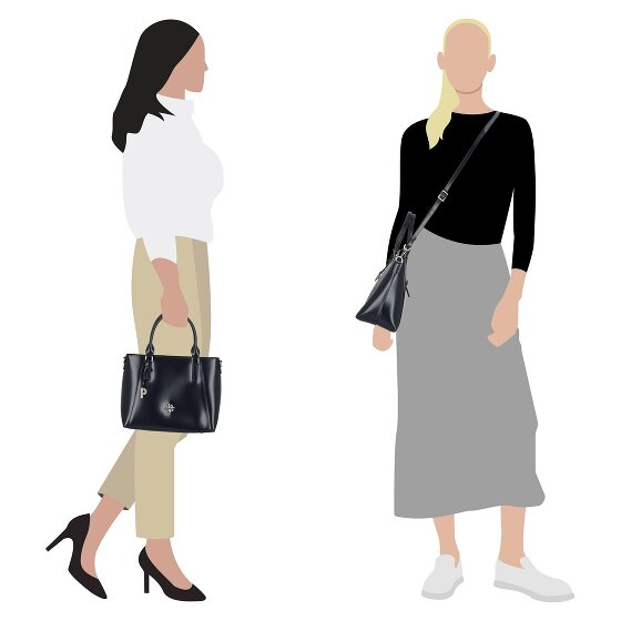 Picard Black Tie Black Tie Torba Skórzany 29 cm