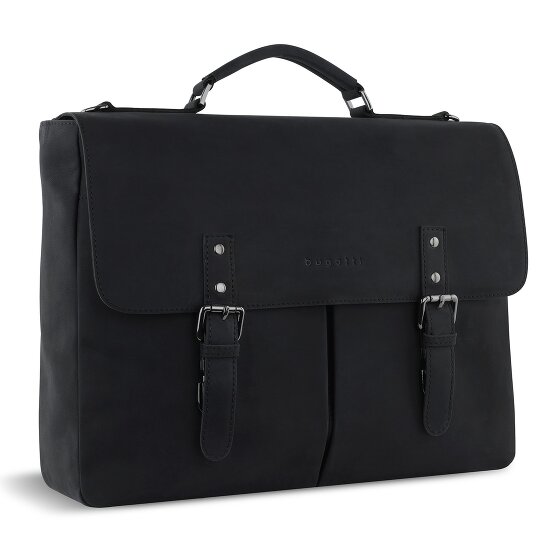 bugatti Luca Briefcase Messenger Skórzany 39 cm Komora na laptopa