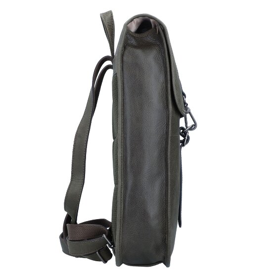 Castelijn & Beerens Skórzany plecak Carisma RFID z przegrodą na laptopa 41 cm