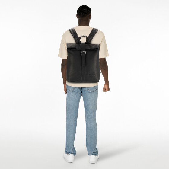 Jack Kinsky Porto Plecak Skórzany 37 cm Komora na laptopa