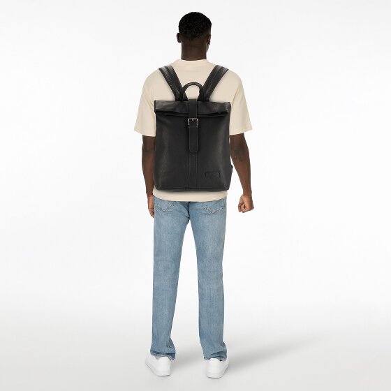 Jack Kinsky Porto Plecak Skórzany 37 cm Komora na laptopa