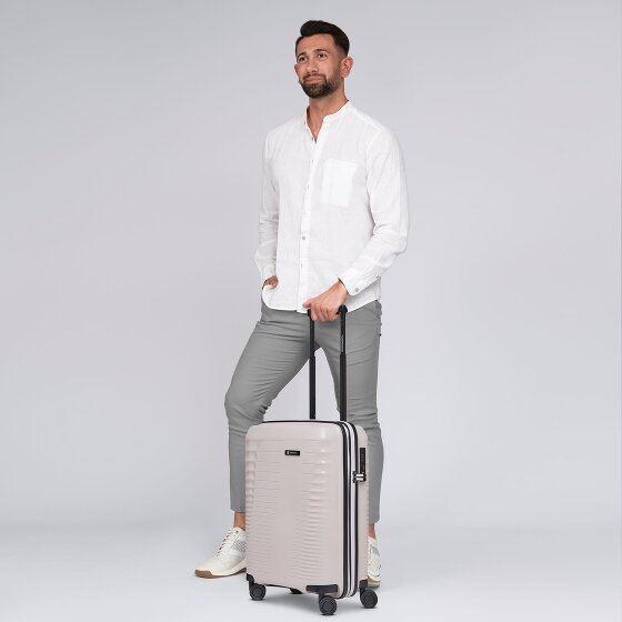 Farmhood Eco Edition 4 kółka Walizka kabinowy 55 cm z plisą rozprężną