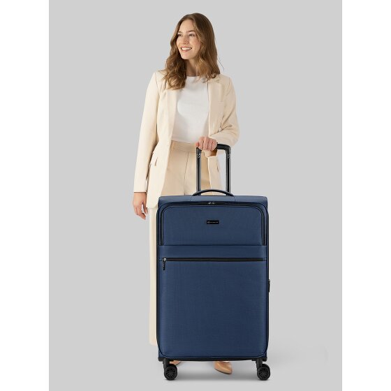 bugatti Valencia Soft 4 kółka Walizka L 75 cm z funkcją poszerzenia