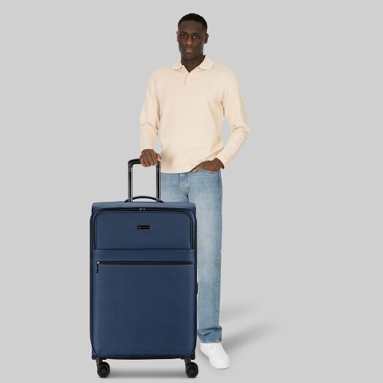 bugatti Valencia Soft 4 kółka Walizka L 75 cm z plisą rozprężną