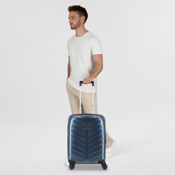 Samsonite Attrix 4 kółka Walizka kabinowy 55 cm z plisą rozprężną